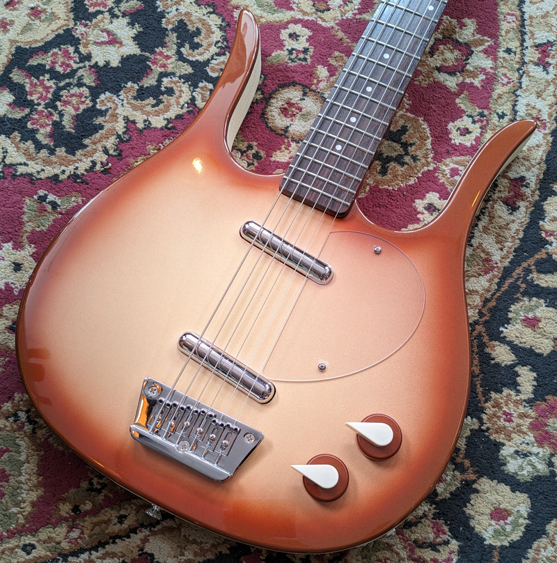 Danelectro Longhorn Baritone Electric Guitar Copperburst