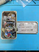 JTH Electronics Hot Dog Clean Boost Pedal Yellow-Rust Fade/Gray