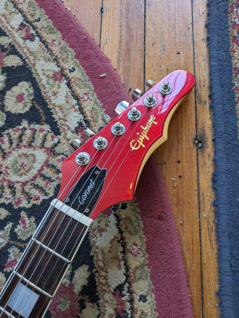 Epiphone Coronet Reissue Electric Guitar 1997 Metallic Red