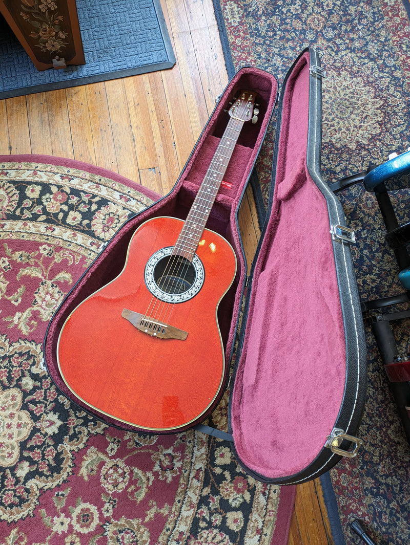 Ovation Ultra Series Model 1312 Acoustic Guitar USA 1986 w/Case