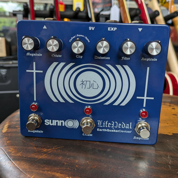 EarthQuaker Devices Limited Edition Sunn O))) Life Pedal V3 Distortion/Octave/Boost Sapphire Blue