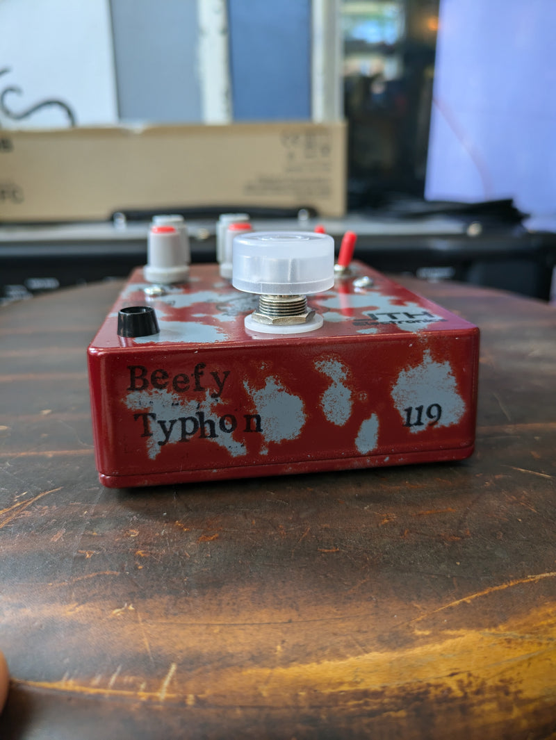 JTH Electronics Beefy Typhon Germanium Fuzz Metallic Red/Gray