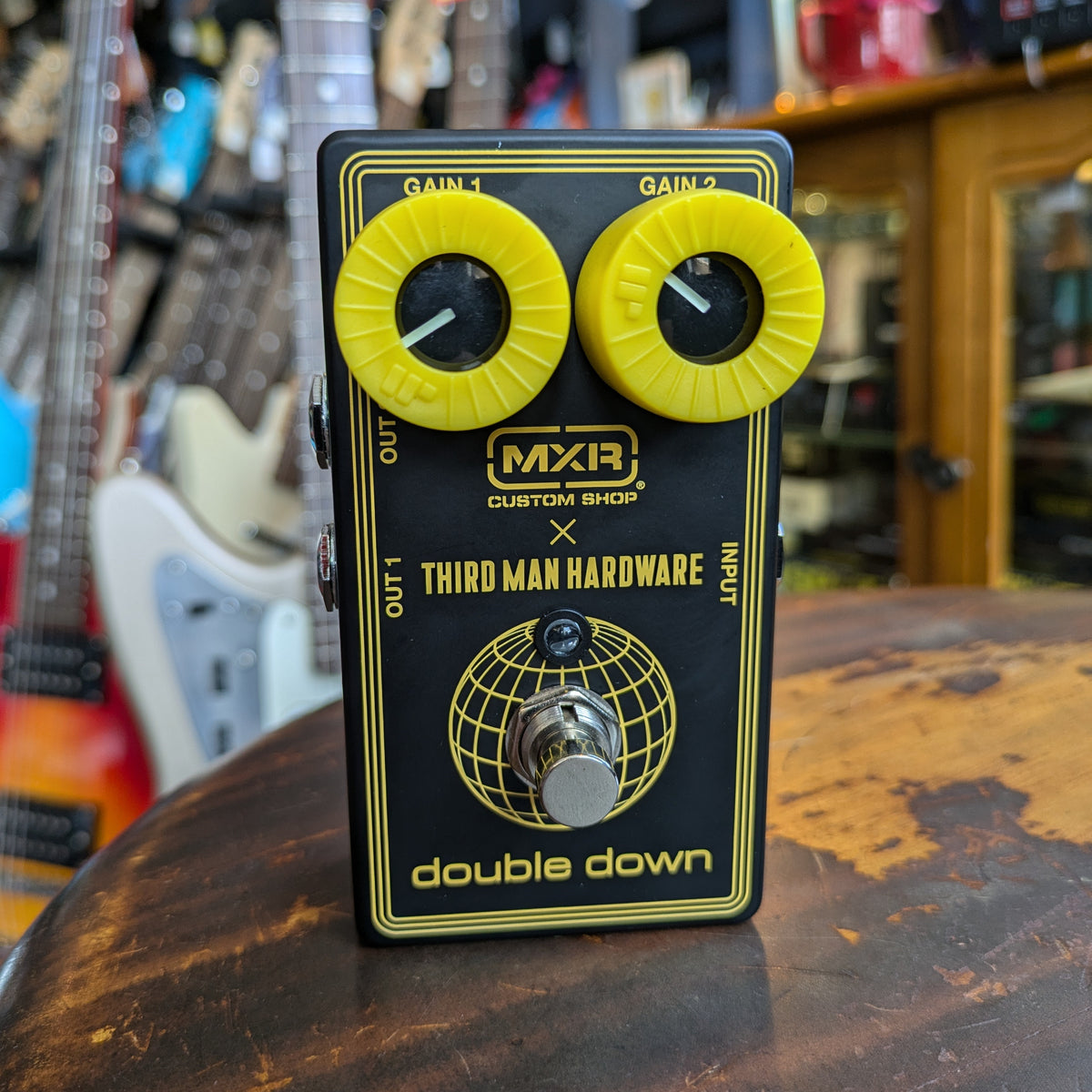 ギター MXR CUSTOM SHOP double down micro amp MXR® X THIRD MAN HARDWARE DOUBLE DOWN™ PEDAL