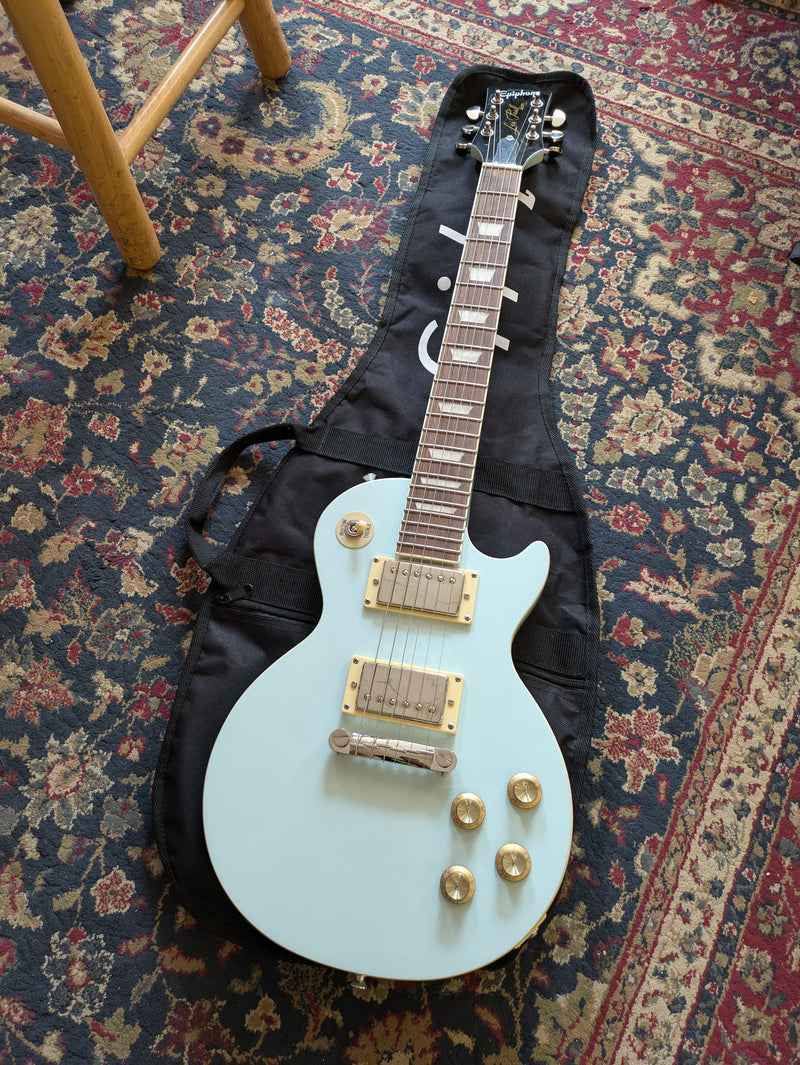 Epiphone Power Players Les Paul (3/4 Size) Electric Guitar 2021 Ice Blue w/Gig Bag