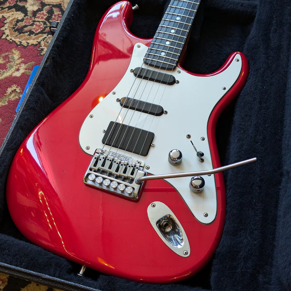 Schecter Mercury HSS 1980s Candy Apple Red (Dallas Era) w/Case #A2980