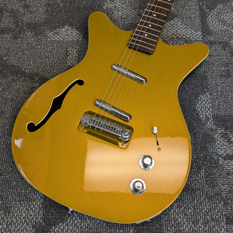 Danelectro Fifty-Niner Semi-Hollow Electric Guitar Gold Top *B-Stock*