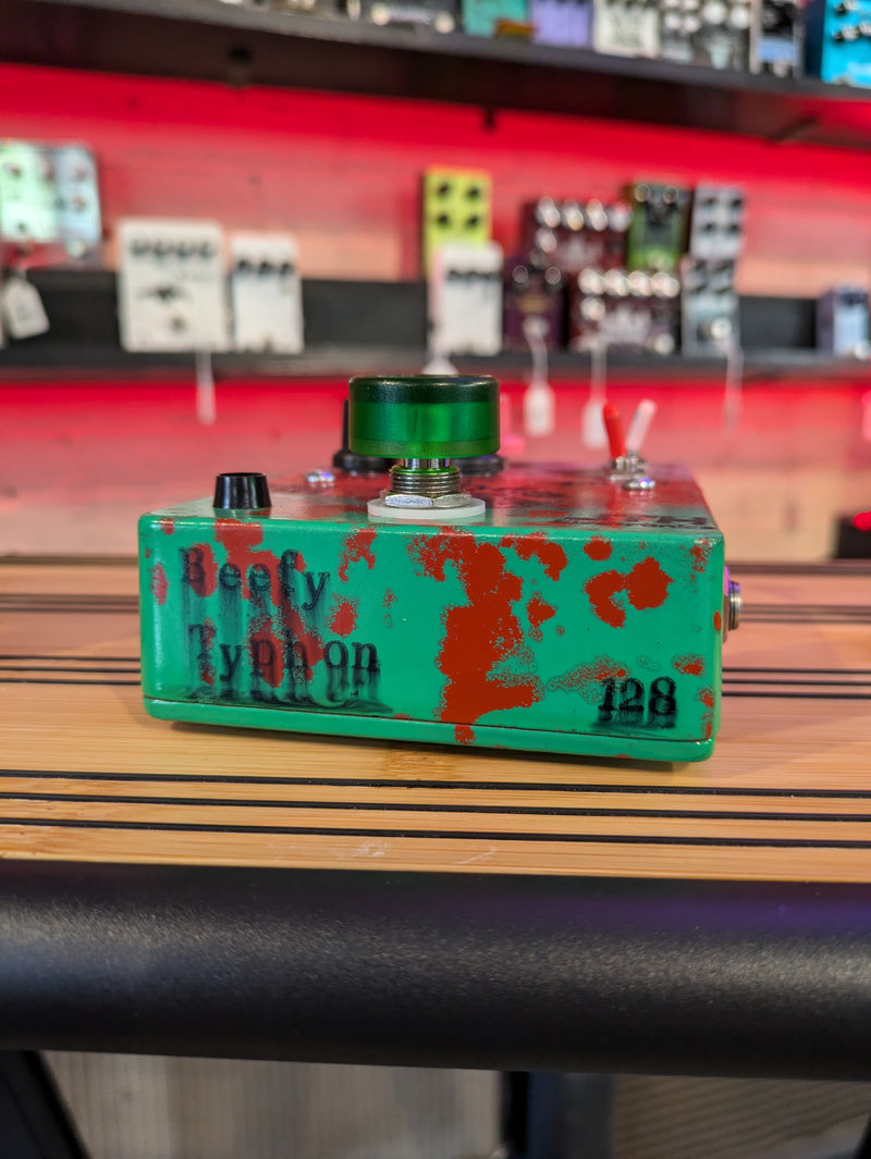 JTH Electronics Beefy Typhon Germanium+Silicon Fuzz Pink-Red-Green Rust Fade