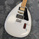Misc Partscaster Teardrop-Style HSH Electric Guitar Pearl White