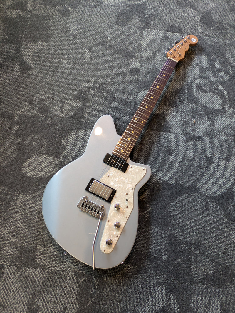 Reverend Double Agent W Electric Guitar Metallic Silver Freeze