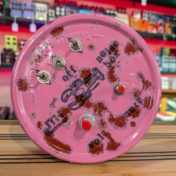 JTH Electronics 3-Pickup Piezo Noisebox "Lobstah"  Pink/Rust (5.5x5.25x2")