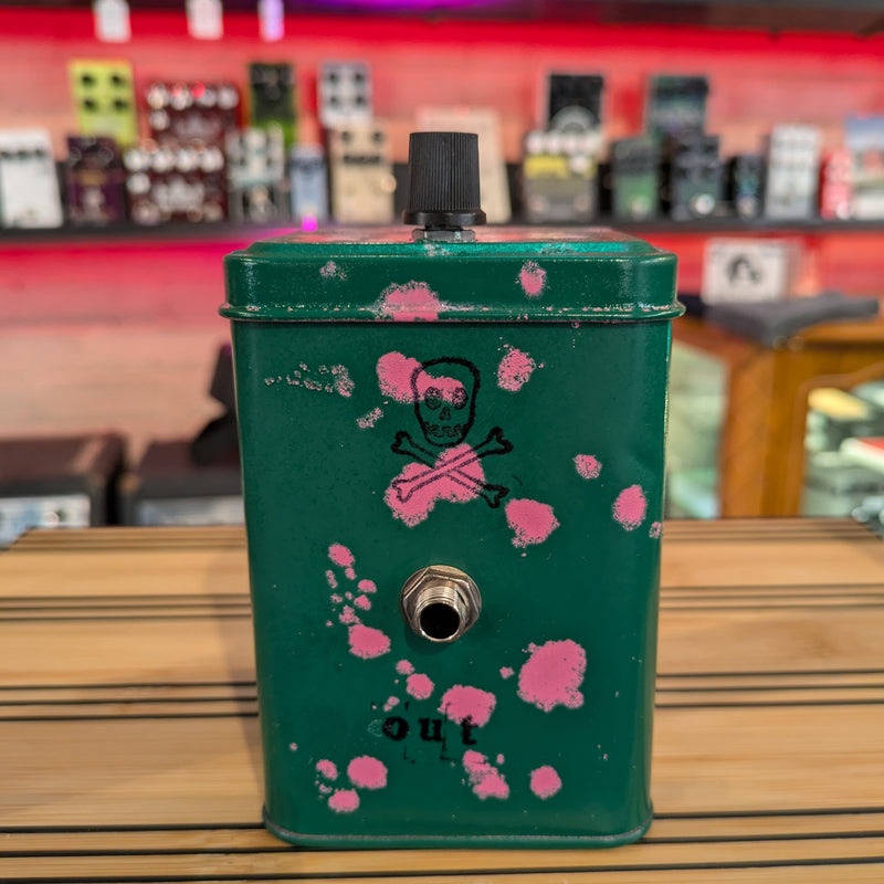 JTH Electronics Piezo Noisebox Jr. 'Skull' Green/Pink (3x3x4.5")