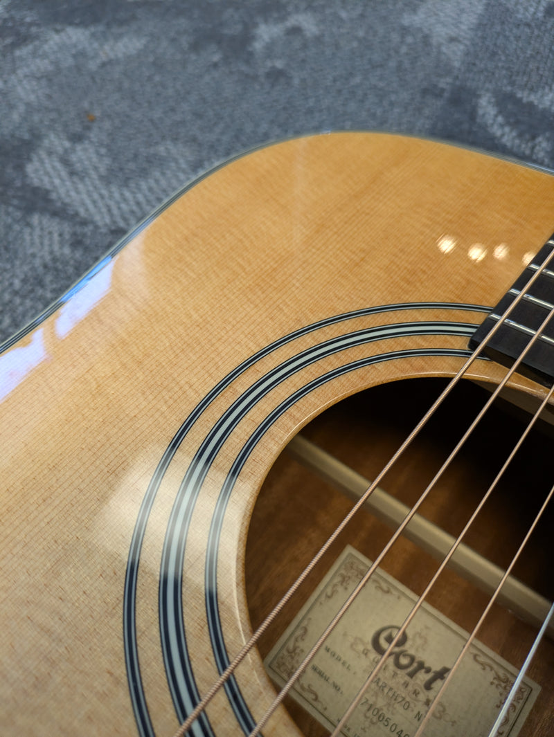 Cort Earth70 NT Dreadnought Acoustic Guitar 2017 Natural
