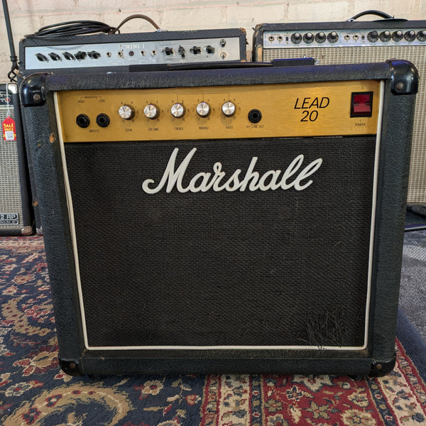 Marshall Lead 20 1x10 20-Watt Solid State Guitar Amp 1980s UK #S30371