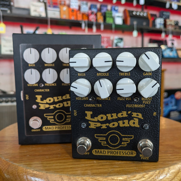 Mad Professor Loud 'N' Proud Overdrive/Fuzz Pedal w/Box #NA