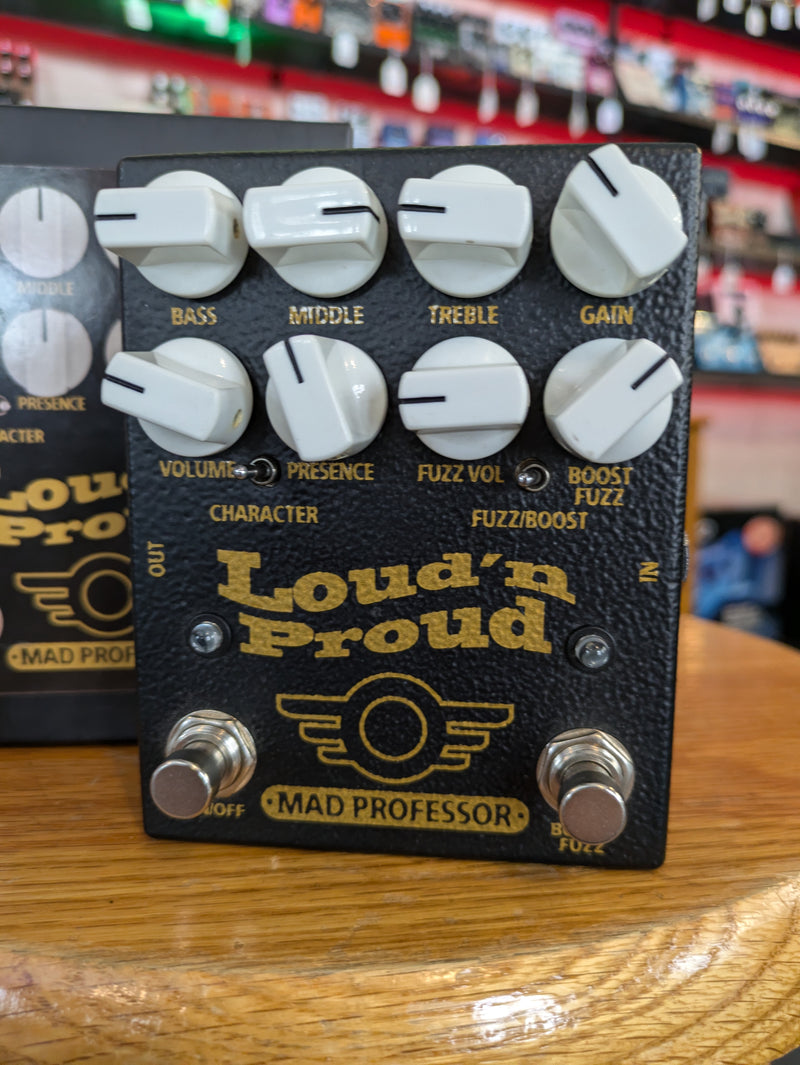 Mad Professor Loud 'N' Proud Overdrive/Fuzz Pedal w/Box