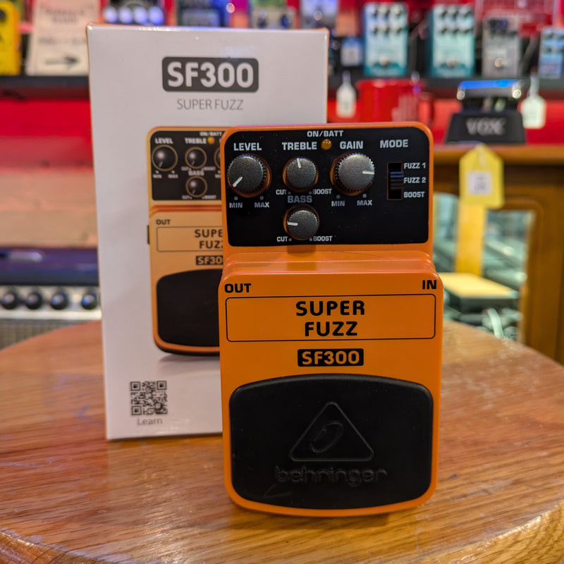 Behringer SF300 Super Fuzz Pedal 2023 w/Box