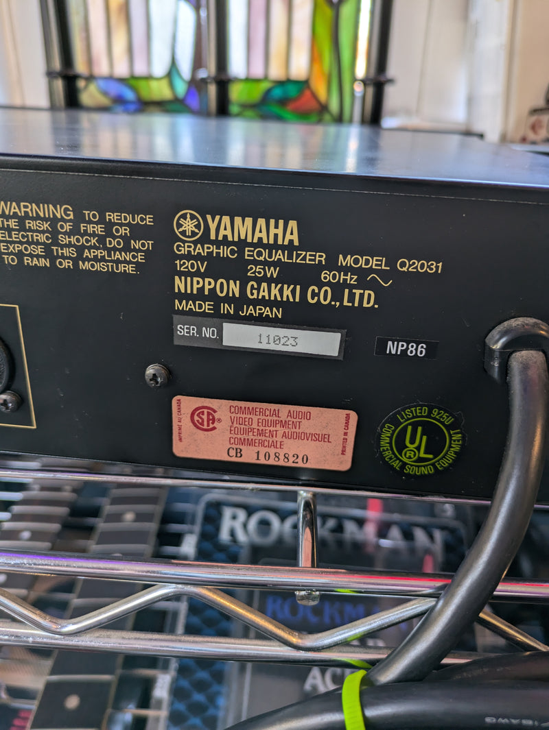 Yamaha Q2031 Stereo 31-Band 2-Channel Graphic Equalizer