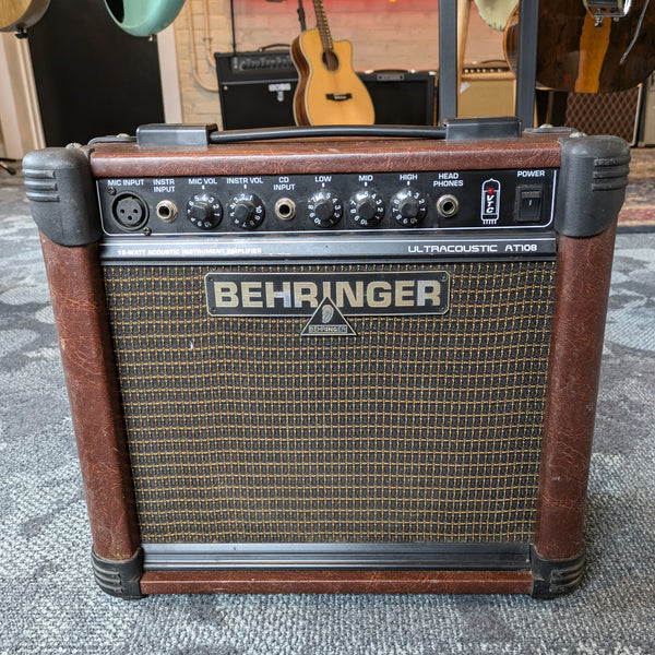 Behringer Ultracoustic AT108 15-Watt 1x8" Acoustic Guitar Combo Amp 2009 #N0900035356