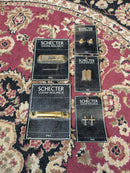 Schecter 1980s Bridge/Tailpiece Parts Pack Gold *NOS* (G320B/G310B/G311B/G312B/G321B) (Copy)