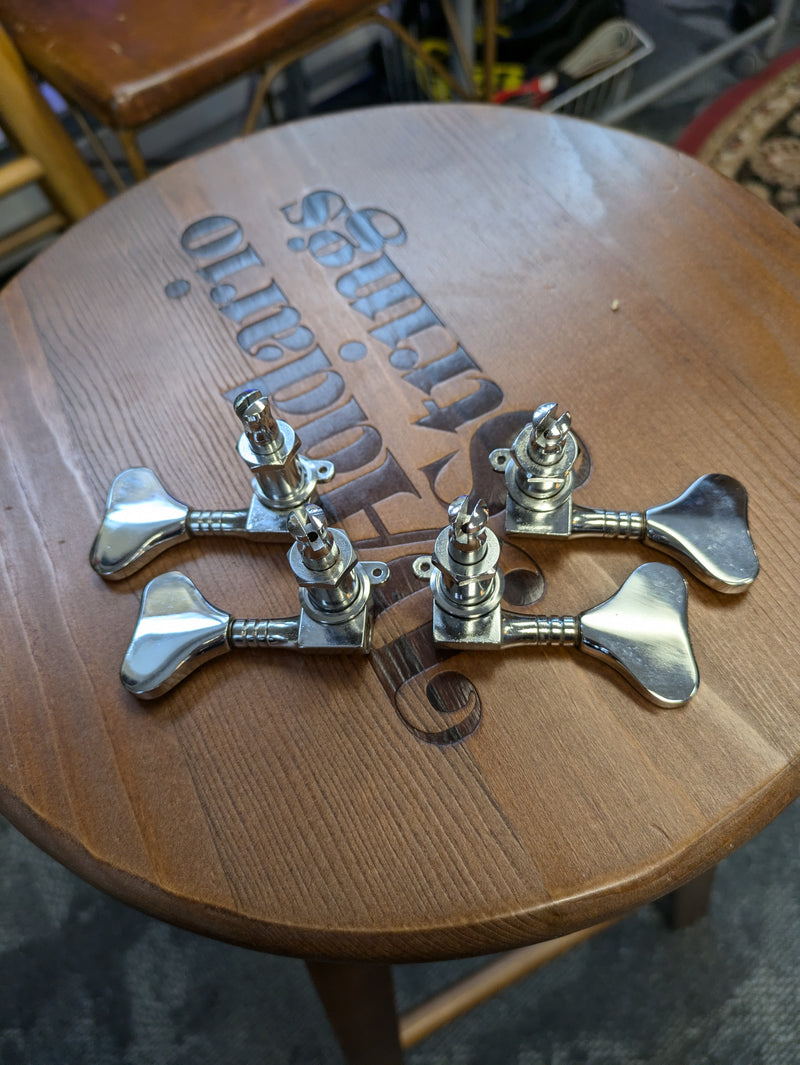 Schaller 2+2 Bass Tuners c1980s West Germany Chrome