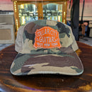 Collar City Guitars Embroidered Distressed Camo Mesh Back Cap