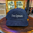Collar City Guitars Embroidered 'Free Opinions' Corduroy Cap