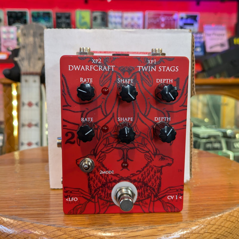 Dwarfcraft Devices Twin Stags Double Tremolo Pedal w/Box