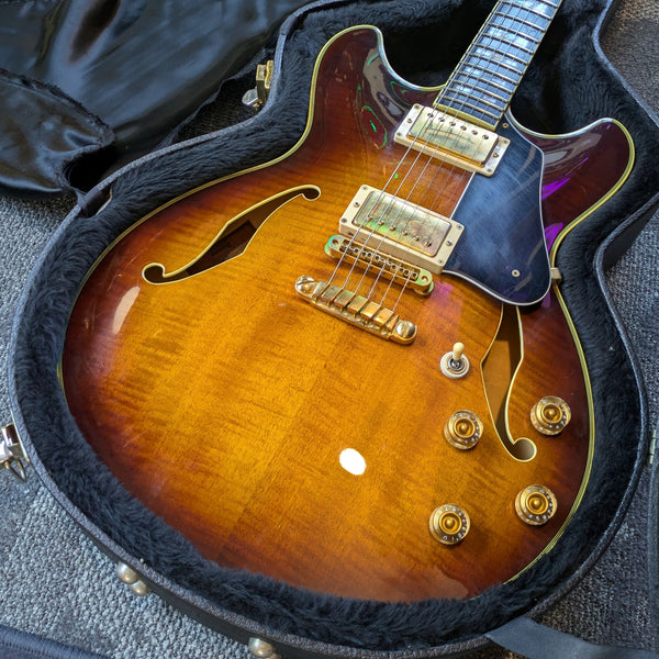 Ibanez JSM100 John Scofield Signature Semi-Hollow Electric 2001 Japan w/Case #F0100896