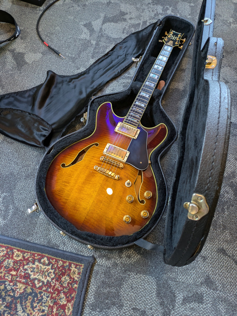 Ibanez JSM100 John Scofield Signature Semi-Hollow Electric 2001 Japan w/Case