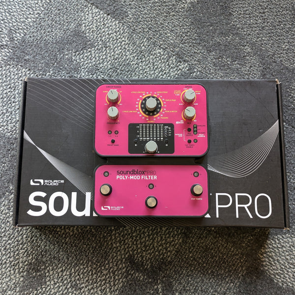 Source Audio Soundblox Pro Poly-Mod Filter Pedal w/Box & Power #132700186