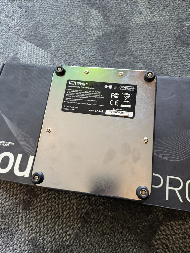 Source Audio Soundblox Pro Classic Distortion Pedal w/Box & Power