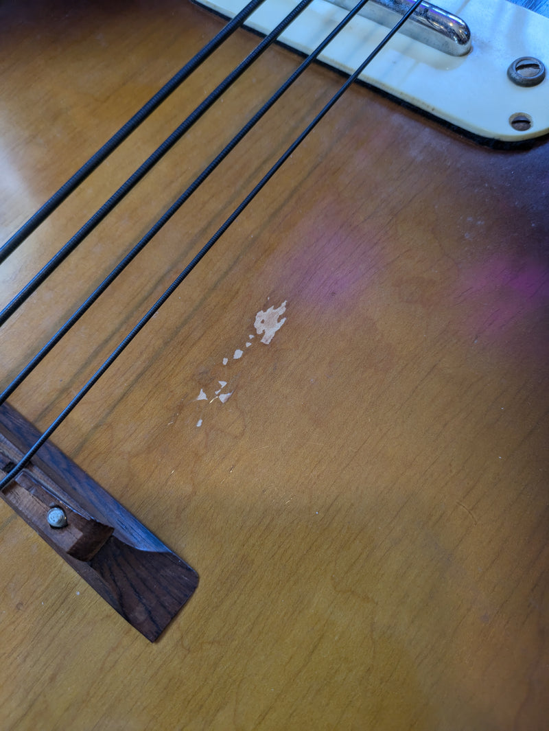 Kay K-5965 4-String Electric Bass c1950s Sunburst