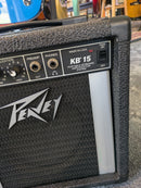 Peavey KB15 15W 1x8 Combo Amp 1988 USA w/12V Power Supply