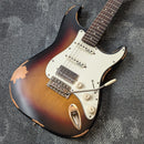 Vintage V6 Paul Rose Signature Electric Guitar Distressed Sunset Sunburst