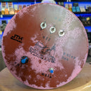 JTH Electronics 3-Pickup Piezo Noisebox "Lighthouse" Pink-Blue/Rust (7x7x3")