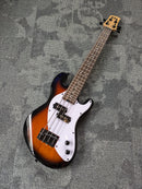 Kala UBASS 4-String Fretted Bass Tobacco Burst w/Bag (UBASS-SB-TB-FS) *B-Stock*