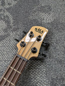 Kala UBASS 4-String Fretted Bass Tobacco Burst w/Bag (UBASS-SB-TB-FS) *B-Stock*