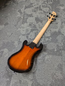 Kala UBASS 4-String Fretted Bass Tobacco Burst w/Bag (UBASS-SB-TB-FS) *B-Stock*