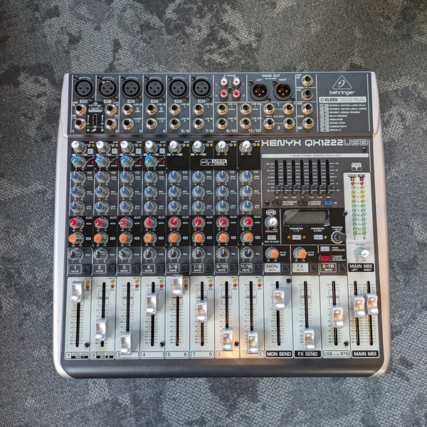 Behringer Xenyx QX1222USB 16-Input USB Audio Mixer 2023 #S231000875AKX