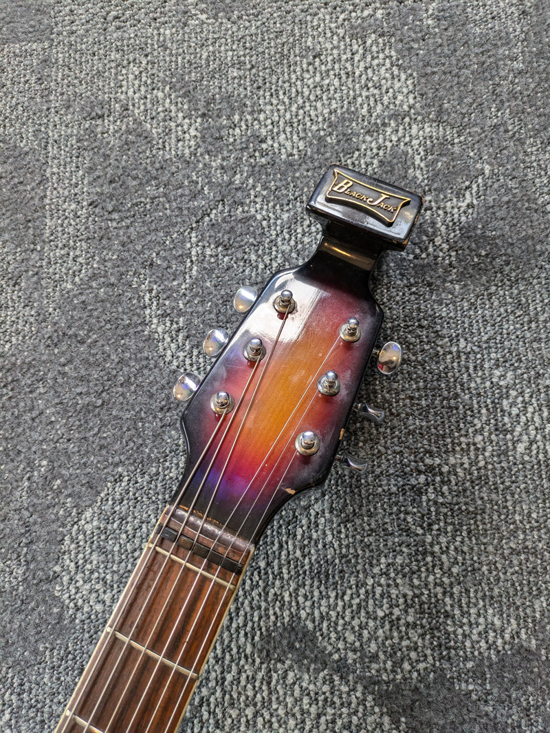 BlackJack Viola Electric Guitar Hollowbody Sunburst c1966-67 Japan