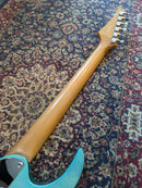 Washburn WR-150 HSS Electric Guitar c1990s Light Blue