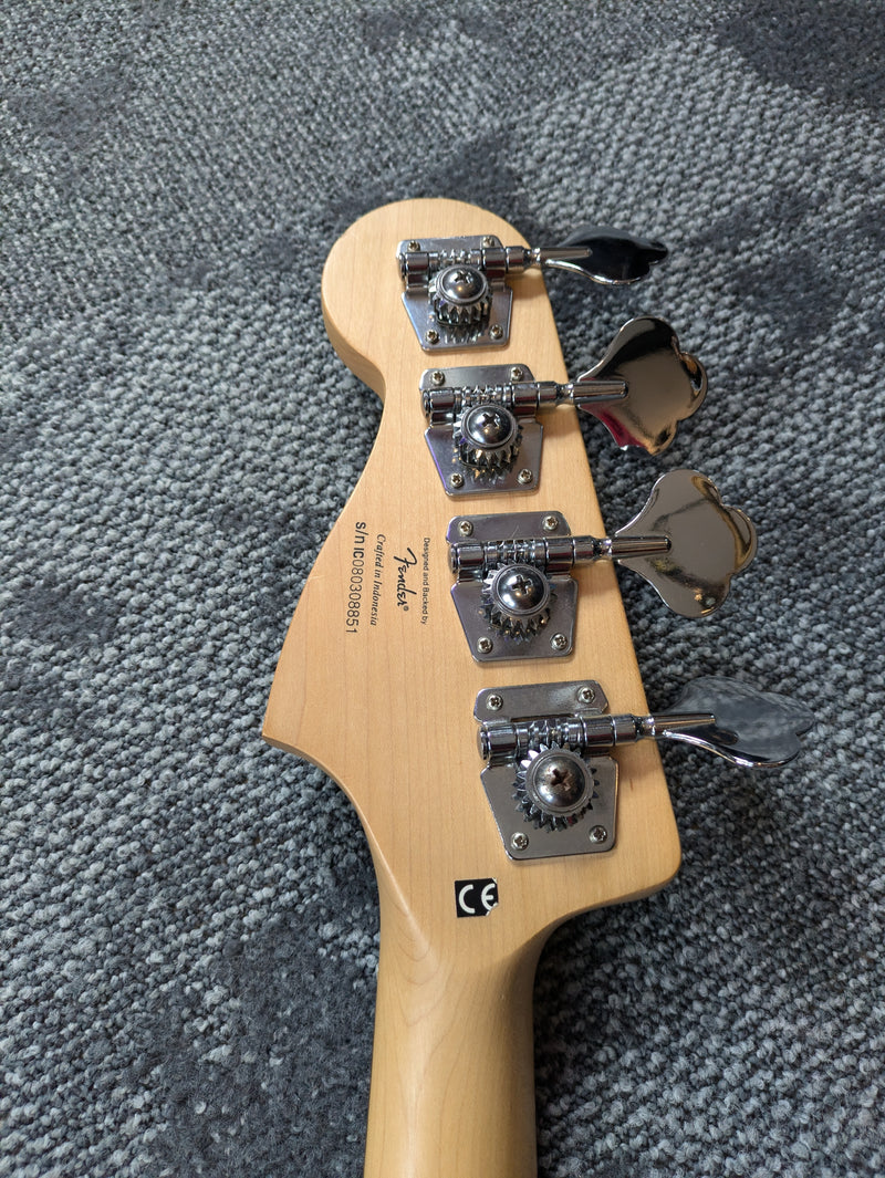 Squier Affinity Jazz Bass 2008 Black *Custom Pickguard/Labella Flatwounds*