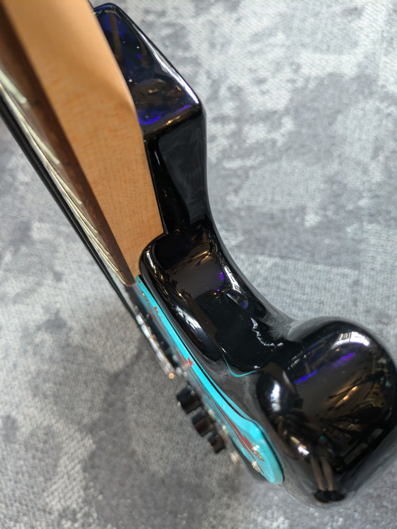 Squier Affinity Jazz Bass 2008 Black *Custom Pickguard/Labella Flatwounds*