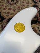 Warmoth Semi-Hollow S-Style Pearl White Electric Guitar w/Van Zandt Blues Pickups