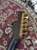 Warmoth Semi-Hollow S-Style Pearl White Electric Guitar w/Van Zandt Blues Pickups