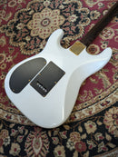 Warmoth Semi-Hollow S-Style Pearl White Electric Guitar w/Van Zandt Blues Pickups