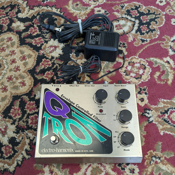 Electro-Harmonix Q-Tron Envelope Filter Pedal w/24v Power Supply