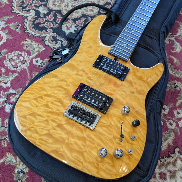 Brian Moore Guitars I2000 iGuitar Quilt-Top Natural Electric Guitar 2005 w/Gig Bag #M05051271