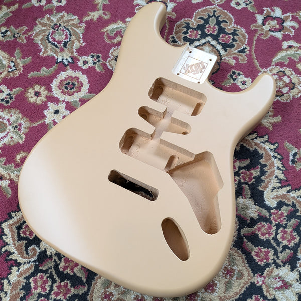 XGP Matte Finish Military Series Solid Alder ST Body Desert Tan