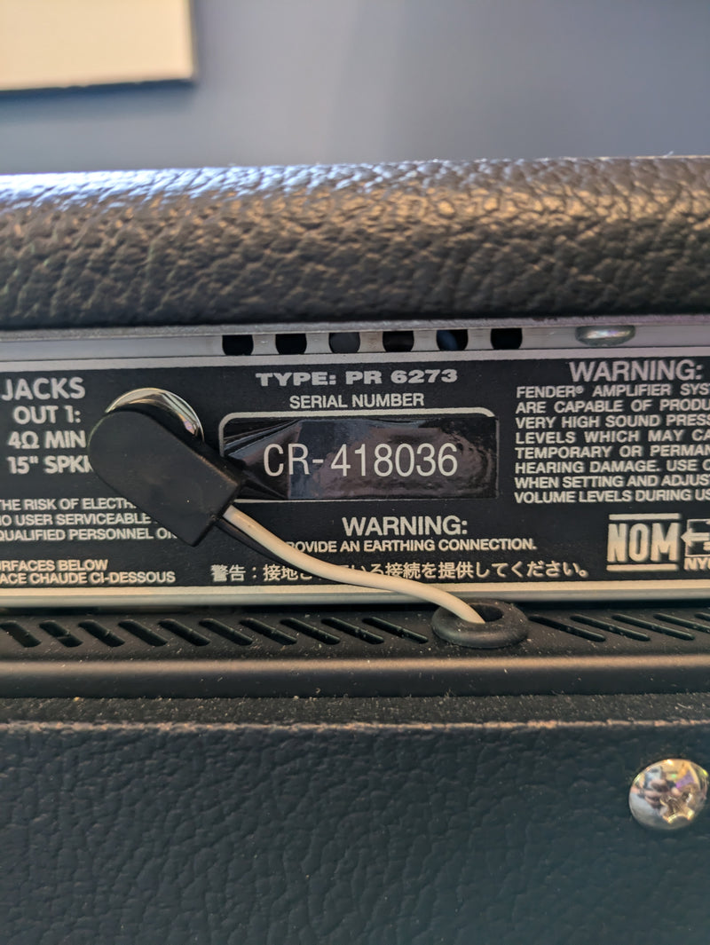 Fender Pano Verb Jack White Signature 70-Watt 1x15" / 1x10" Guitar Combo